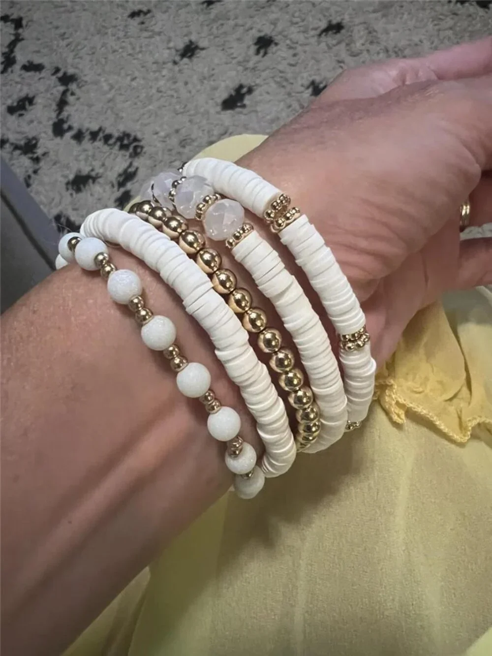 Boho Beaded Stackable Bracelets - Picture 2 of 4